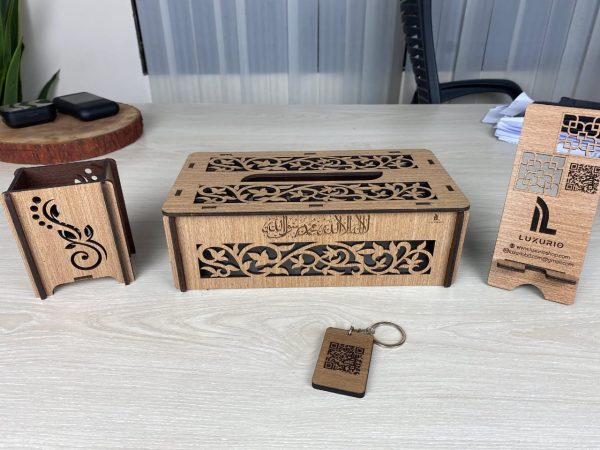 Premium Wooden Desk Combo Pack